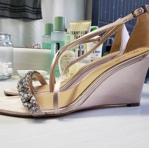 Badgley Mischka wedges.